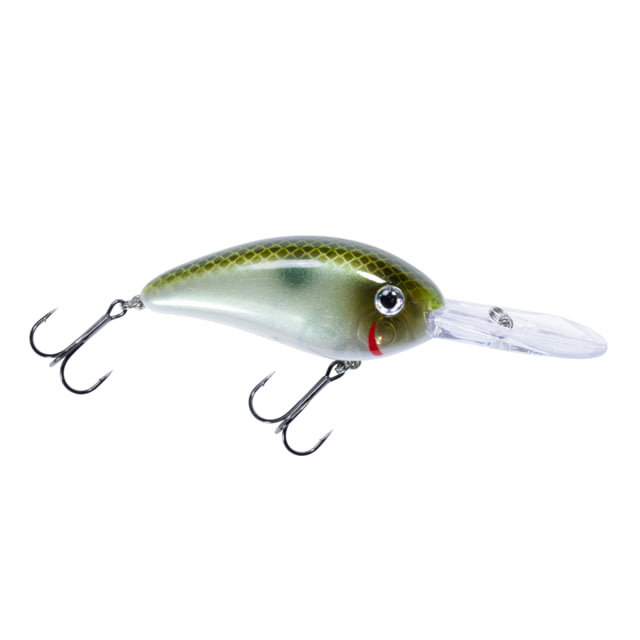 Bomber Fat Free Shad Crankbait 3in 1oz Green Pearl Shad