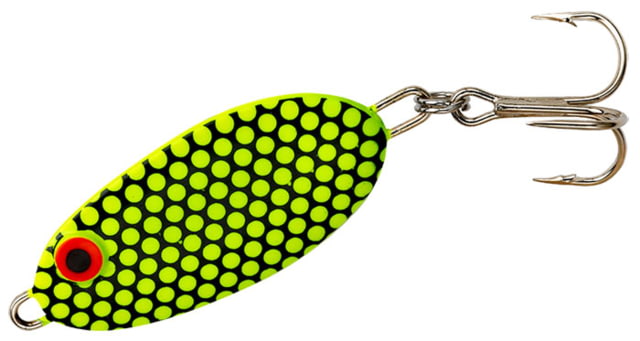 Bomber Slab Spoon 7/8in Fluorescent Yellow/Black Scale