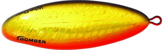 Bomber Who Dat Weedless Rattling Spoon 5/0 Hook Yellow 2 5/8in 7/8oz