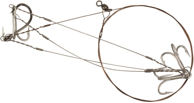 Boone Bait Ribbon Rig 3 #4 Trebles 1/2oz Pearl Duster 1/Pack