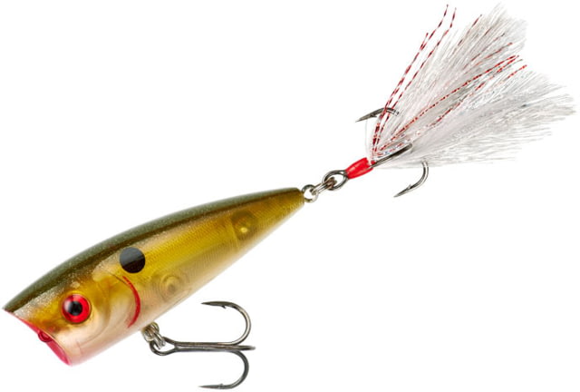 Booyah Booyah Boss Pop Topwater Popper 3in 3/8 oz Ghost Shiner