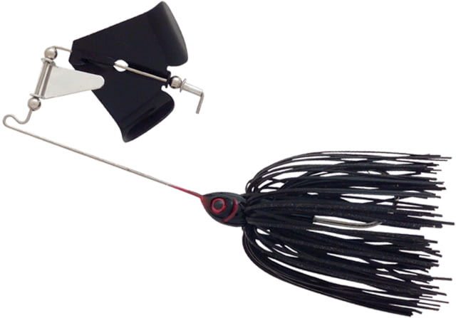 Booyah Booyah Buzz Bait Mustad Fishing Hook 4/0 1/4oz 1 Piece Black