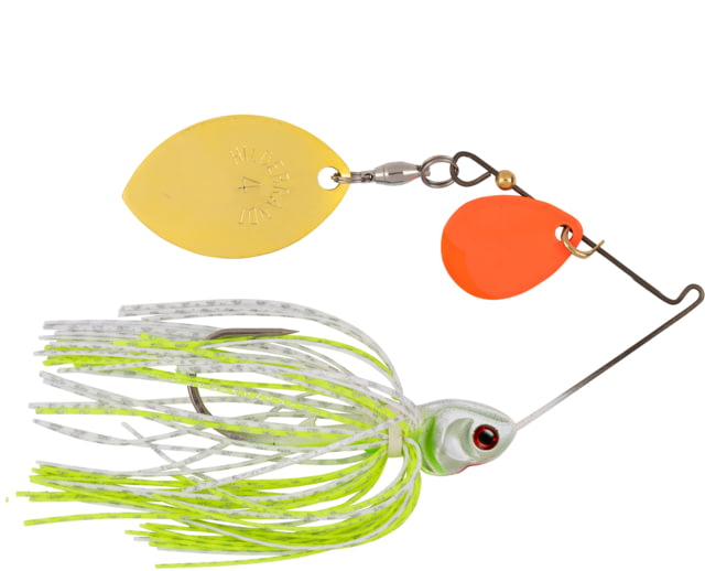 Booyah Covert Finesse Spinnerbait Gold Oklahoma Orange Colorado Blade 1/2oz 4in Wt Chtslvsc/Prcht