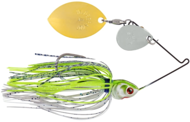 Booyah Covert Finesse Spinnerbait Nickel Colorado Gold Oklahoma Blade 1/2oz 4in Jc Special