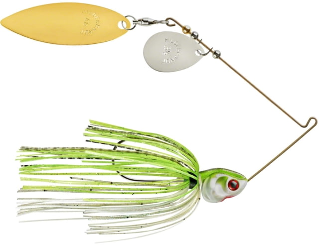 Booyah J.C. Covert Series Tandem Spinnerbait Fishing Hook 1/2oz 1 Piece JC Special-Nickel/Gold
