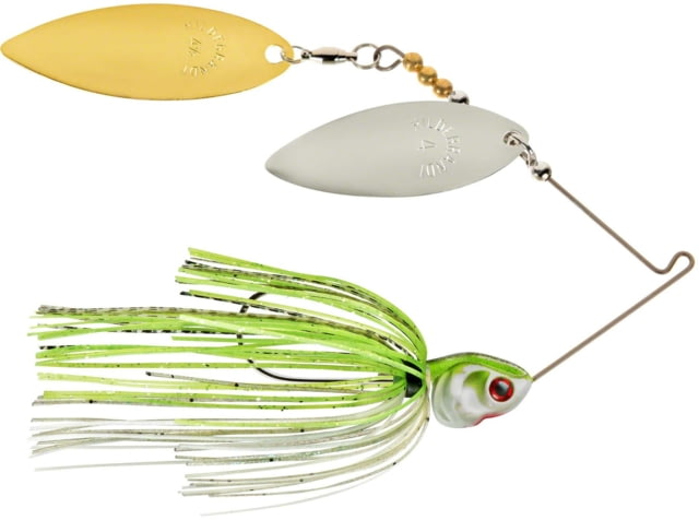 Booyah J.C. Covert Series Double Willow Spinnerbait Fishing Hook 1/2oz 1 Piece JC Special-Nickel/Gold