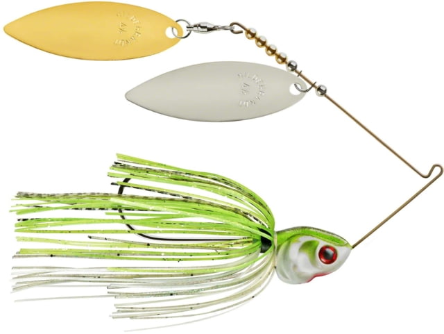 Booyah J.C. Covert Series Double Willow Spinnerbait Fishing Hook 3/4oz 1 Piece JC Special-Nickel/Gold