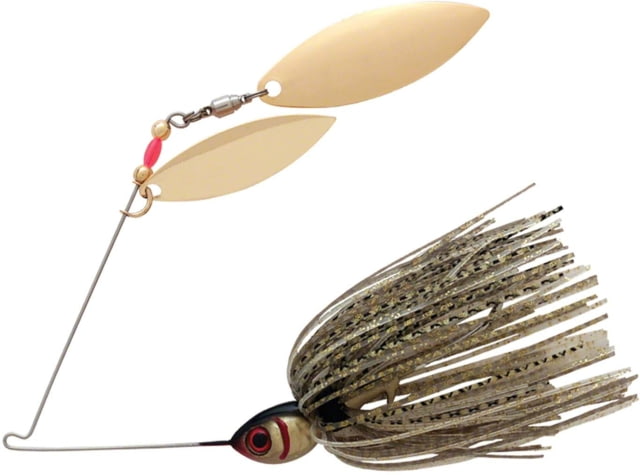 Booyah Booyah Double Willow Spinnerbait 3/8oz Gold Shiner