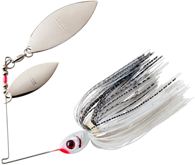 Booyah Double Willow Spinnerbait 1/2oz Silver Shad