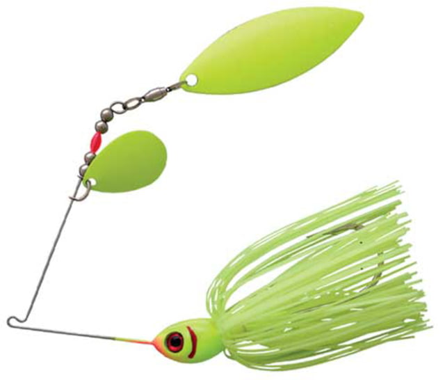 Booyah Glow Blade Willow Spinnerbait 1/2oz Chartreuse