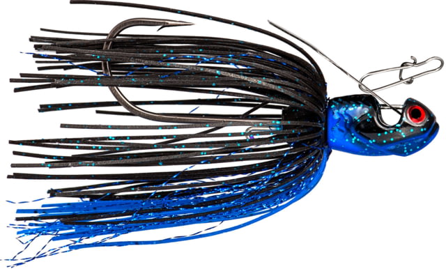 Booyah Booyah Melee Jig 3/8 oz 3/8 oz 3.25 in Black Blue/Black Blade
