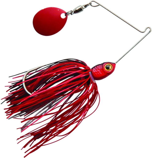 Booyah Micro Pond Magic Spinnerbait Mustad Fishing Hook 1/0 1/8oz 1 Piece Fire Ant