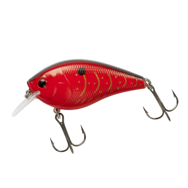 Booyah Booyah XCS2 Squarebill Crankbait 2 5/16in 5/8oz 2 Hooks 0-3 Crank Depth Rayburn Red