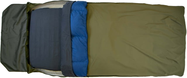 Born Outdoor Badger Bed 30 Baja Bundle Multi Moss Green/Blue Large