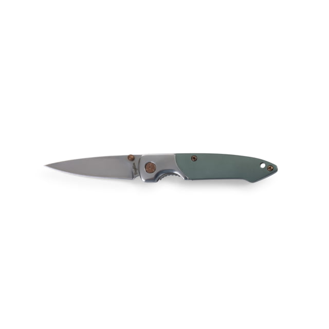 Brighten Blades Day Not So Heavy Metal Knife w/Case 2.5in 8Cr13MoV Stainless Steel Drop Point Tan