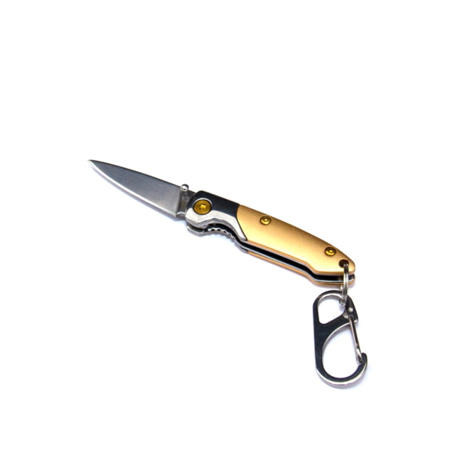 Brighten Blades Digger Keychain Not So Heavy Metal Knife 1.625in 8Cr13MoV Stainless Steel Drop Point