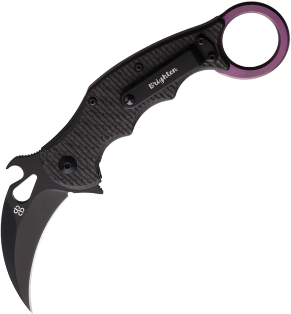 Brighten Blades Brighten Blades Brighten s Moonstruck Karambit Framelock 2.50 in Folding Knife