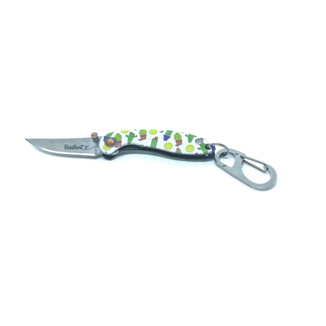 Brighten Blades Resilient Keychain Folding Knife 1.6in 8Cr13MoV Stainless Steel Clip Point