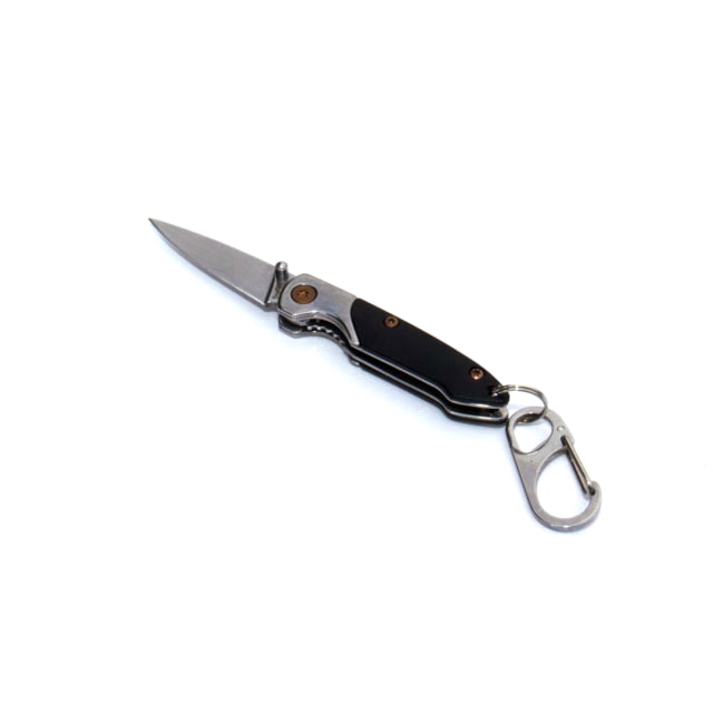 Brighten Blades Sabbath Keychain Not So Heavy Metal Knife 1.625in 8Cr13MoV Stainless Steel Drop Point