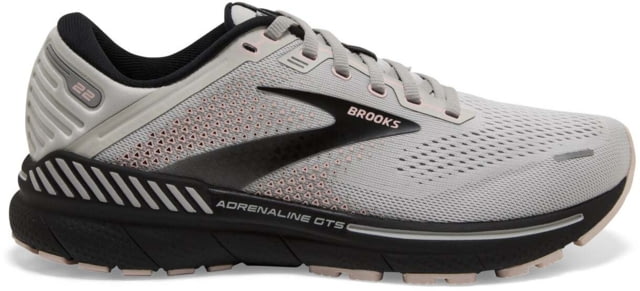 Brooks Adrenaline GTS 22 Running Shoes - Women's Medium Grey/Rose/Black 7.5