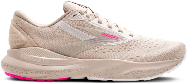 Brooks Brooks Adrenaline GTS 24 Road Running Shoes - Women's Chateau Grey/Coconut/Pink 6.0 US/Medium
