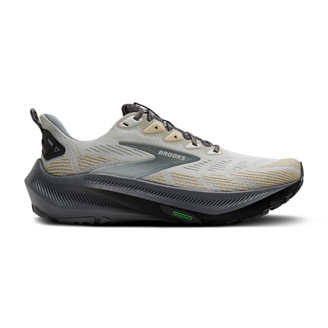 Brooks Ghost Trail Running Shoes - Men's Gray/Gray/Bleached Sand