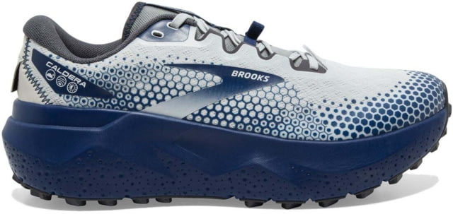 Brooks Caldera 6 Running Shoes - Men's Oyster/Blue Depths/Pearl 12.0