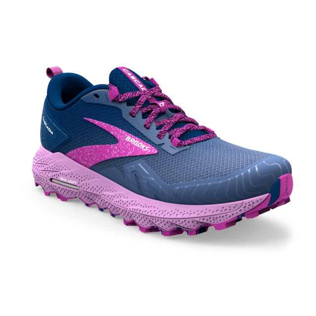 Brooks Cascadia 17 Running Shoes - Women's Navy/Purple/Violet 6 Narrow