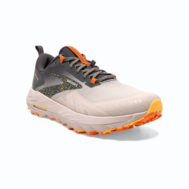 Brooks Cascadia 17 Trail Running Shoes - Men's Chateau Grey/Forged Iron 10.0