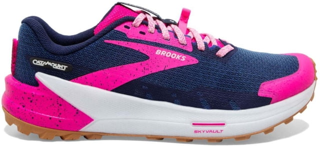 Brooks Catamount 2 Running Shoes - Women's Medium Peacoat/Pink/Biscuit 6.5