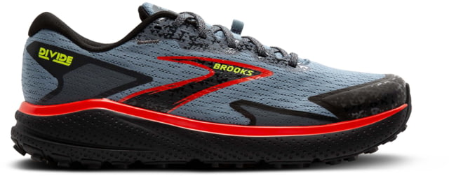 Brooks Brooks Divide 5 Trailrunning Shoes - Men's Citadel/Ebony/Lime 11.0 US/Medium
