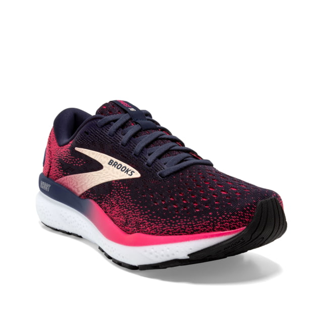 Brooks Ghost 16 Road Running Shoes – Women’s Peacoat/Raspberry/Apricot 7