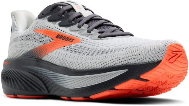 Brooks Brooks Ghost 17 Road Running Shoes - Men's Oyster Mushroom/Orange/Ebony 10.0 US/Medium
