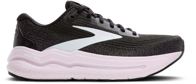Brooks Brooks Ghost Max 2 Road Running Shoes - Women's Black/White/Orchid Ice 8.0 US/Medium