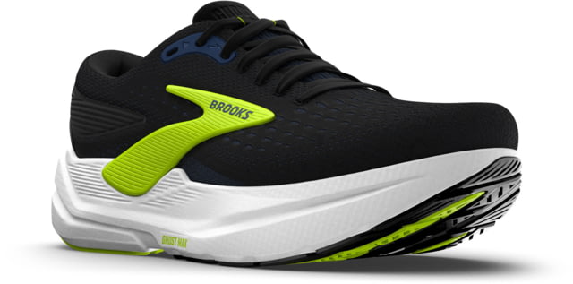 Brooks Brooks Ghost Max 3 Road Running - Men's Black/Navy/Acid Lime 8 1D