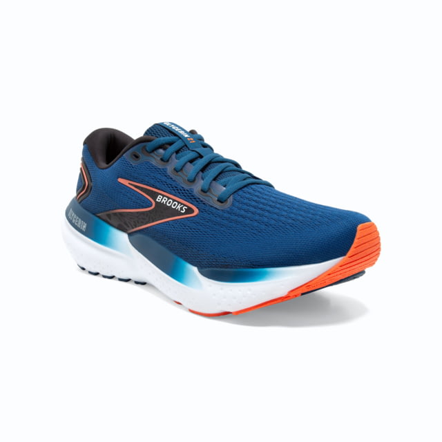 Brooks Glycerin 21 Running Shoes – Men’s Blue Opal/Black/Nasturtium 9.0