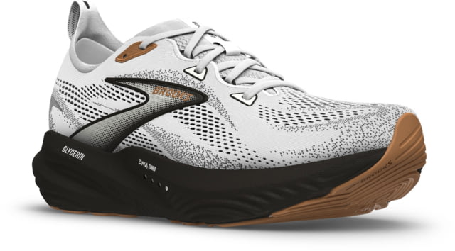 Brooks Brooks Glycerin 22 Road Running Shoes - Men's White/Grey/Black 8 1D