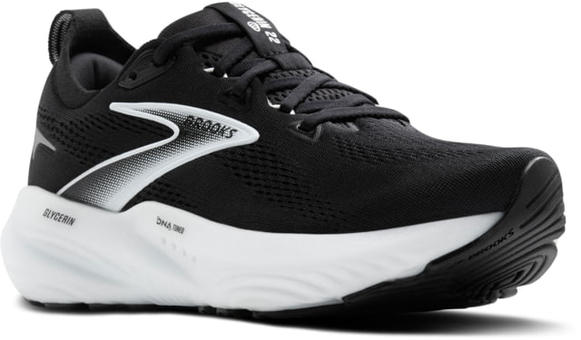 Brooks Brooks Glycerin 22 Road Running Shoes - Women's Black/Grey/White 8 1B