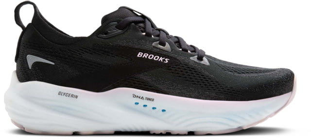 Brooks Brooks Glycerin 22 Road Running Shoes - Women's Black/Orchid Ice/White 7.0 US/Medium