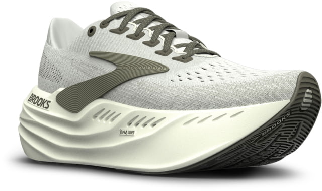 Brooks Brooks Glycerin Max Road Running Shoes - Men's Grey/Dusty Olive/Tea 8 1D