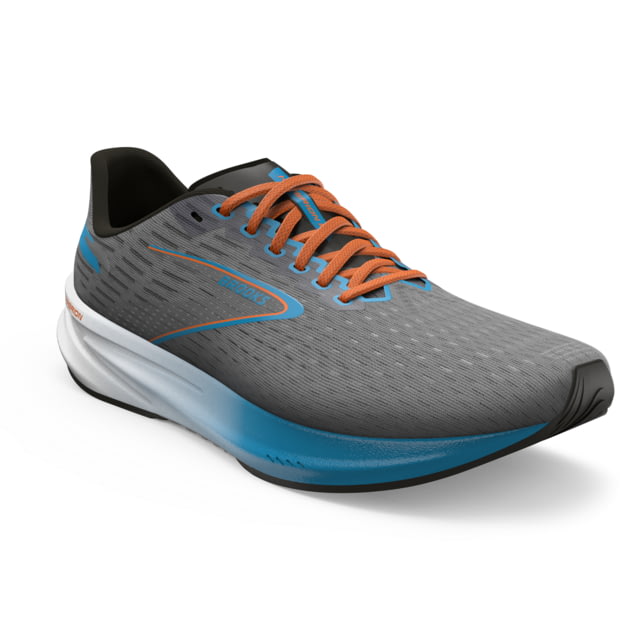 Brooks Hyperion 2 Running Shoes - Men's Grey/Atomic Blue/Scarlet 8 Medium