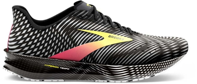 Brooks Hyperion Tempo Running Shoes - Men's Black/Pink/Yellow 13.0
