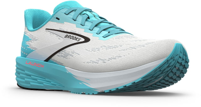 Brooks Launch 11 Road Running Shoes – Women’s White/Atomizer/Pink Clay 9 1B