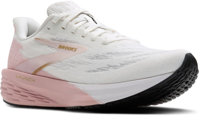 Brooks Brooks Launch 11 Road Running Shoes - Women's White/Gold/Pink 8 1B