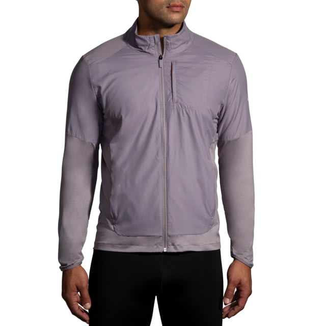 Brooks Fusion Hybrid Jacket - Men's Frosted Lead Extra Large