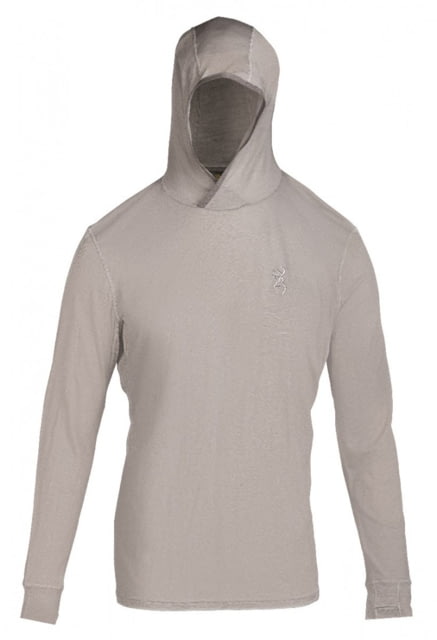 Browning 120 Merino Hooded Baselayer Gray 2XL