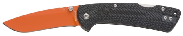 Browning Back Country Folder Folding Knives 3in D2 Layered G-10 Blade Black Handle
