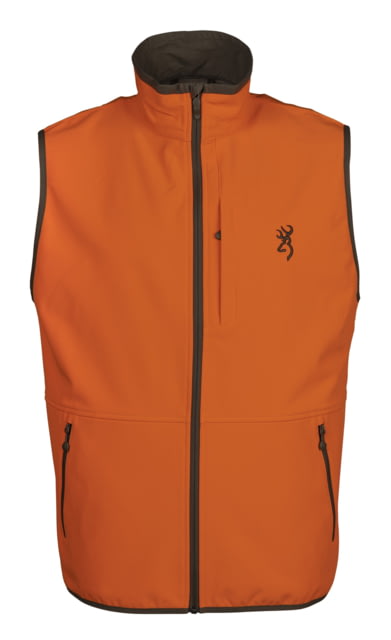 Browning Big Game Opening Day Soft Shell Vest - Mens Extra Large Blaze