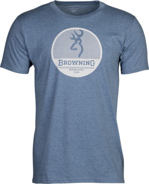 Browning Circuit Short Sleeve T-Shirt - Men's Blue Medium
