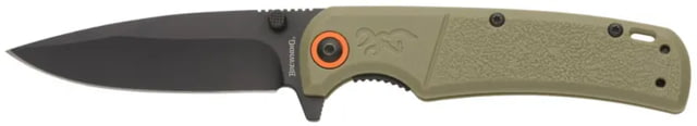 Browning Browning Buckmark Slim Folding Knives 3.125in D2 High Carbon Steel Drop Point Sage Laminate Handle N
